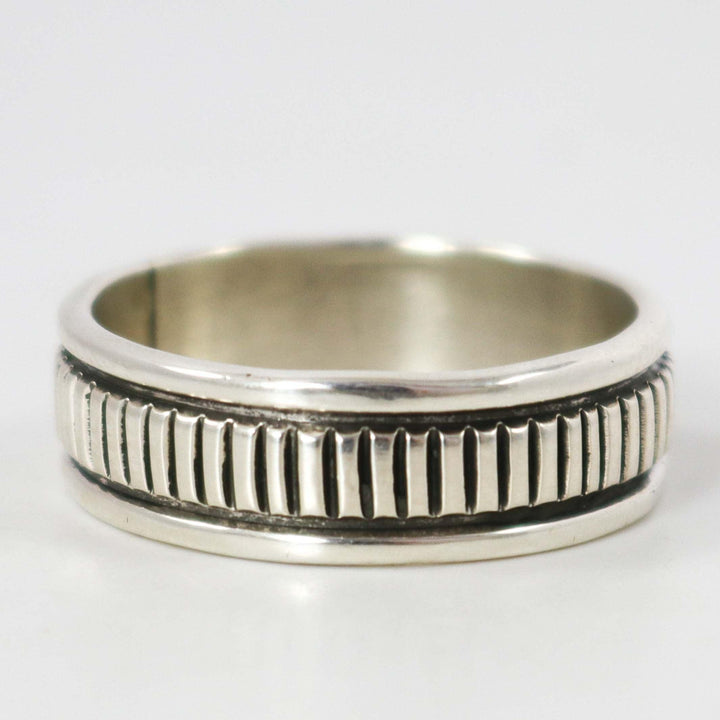 Stamped Silver Ring