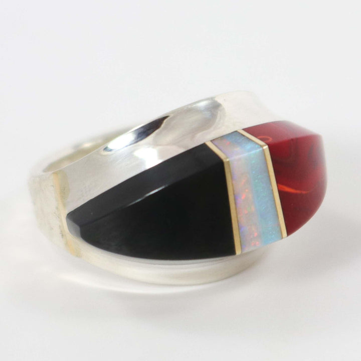 Multi-Stone Inlay Ring