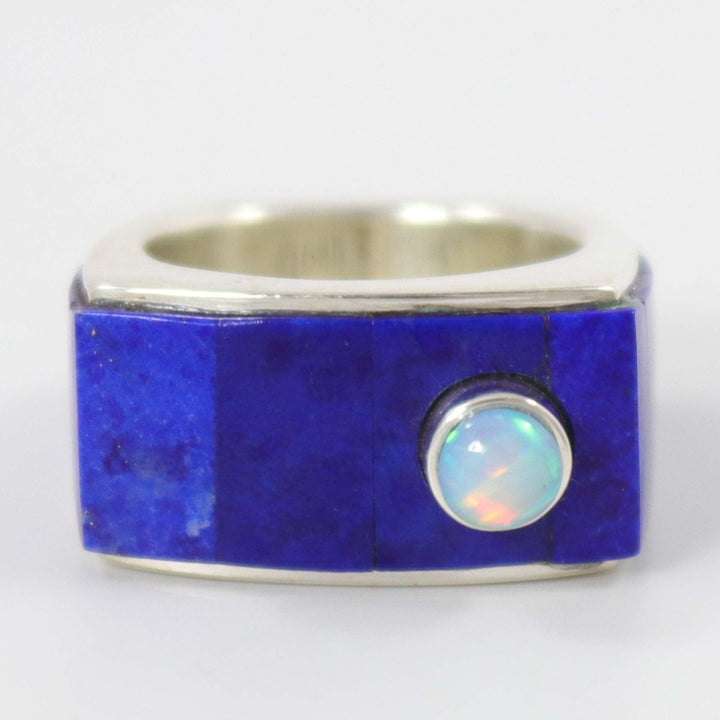 Lapis and Opal Ring