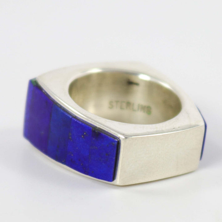 Lapis and Opal Ring
