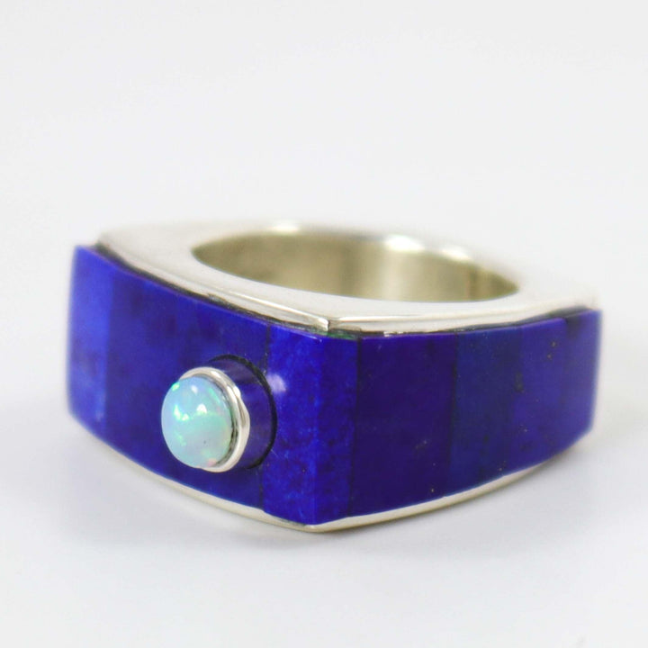 Lapis and Opal Ring