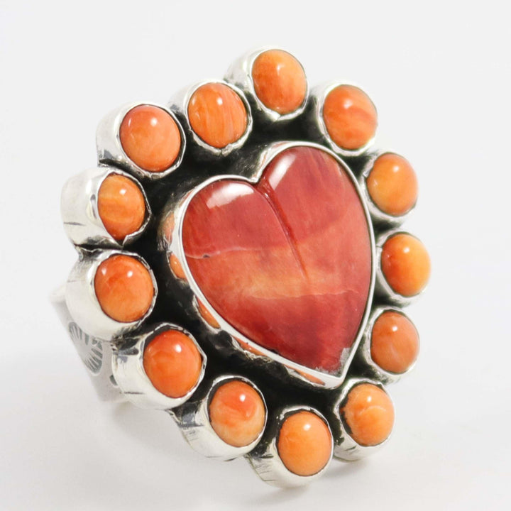 Spiny Oyster Heart Ring