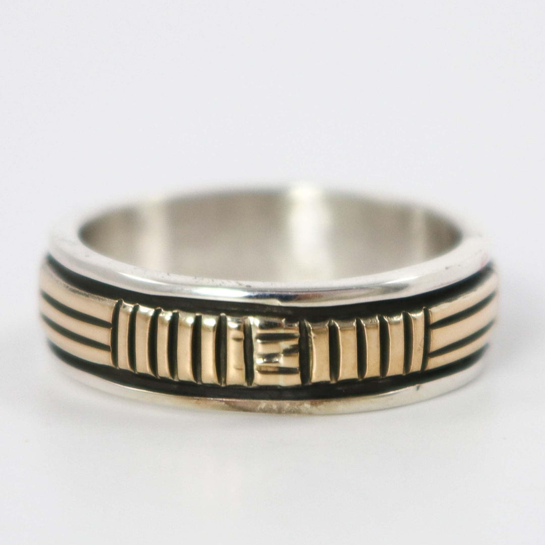 Gold on Silver Ring