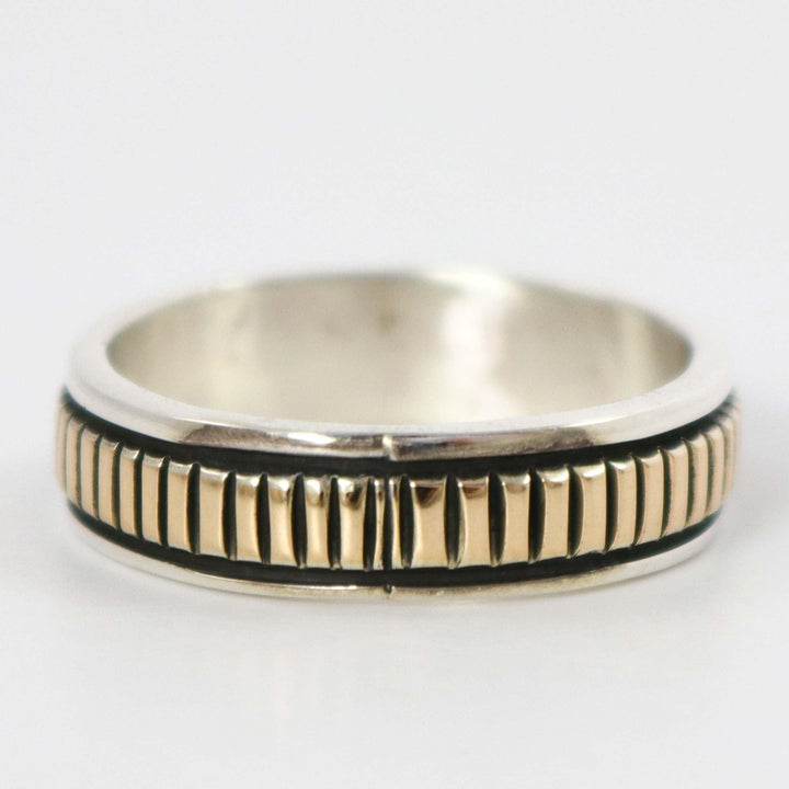 Gold on Silver Ring