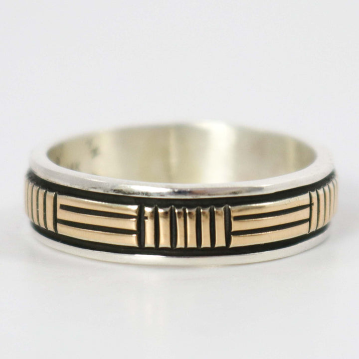 Gold on Silver Ring