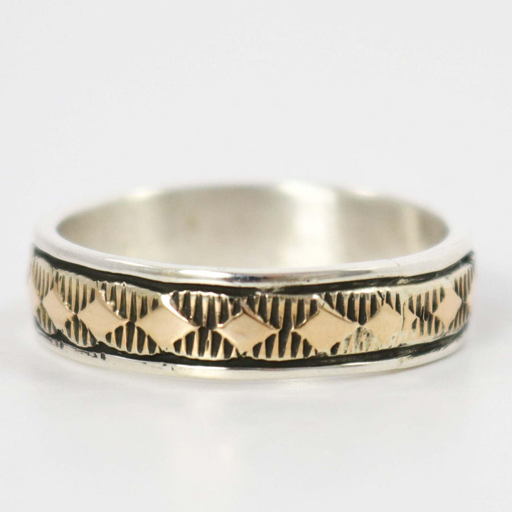 Gold on Silver Ring