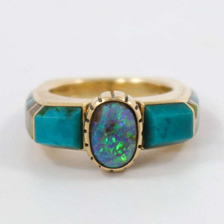 Gold Opal Ring