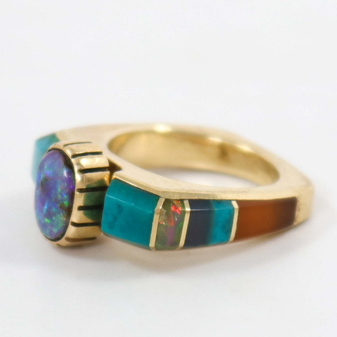 Gold Opal Ring