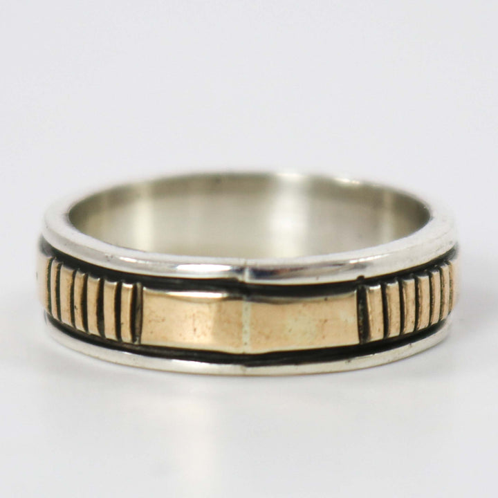 Gold on Silver Ring