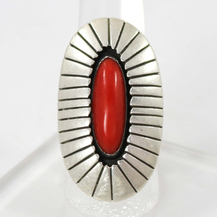 1970s Coral Ring