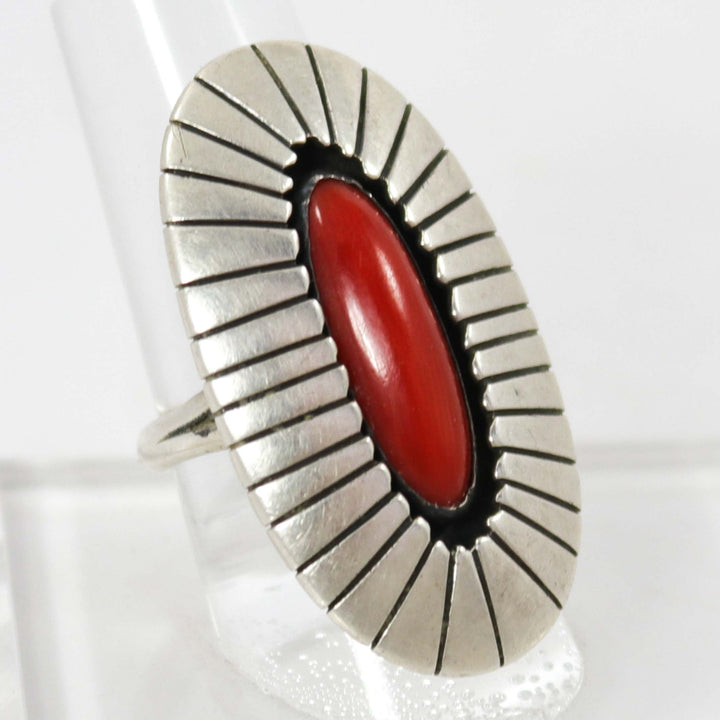 1970s Coral Ring