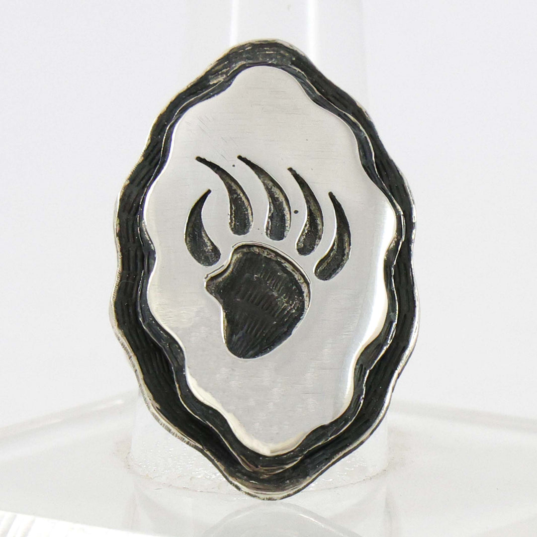 1980s Bear Paw Ring