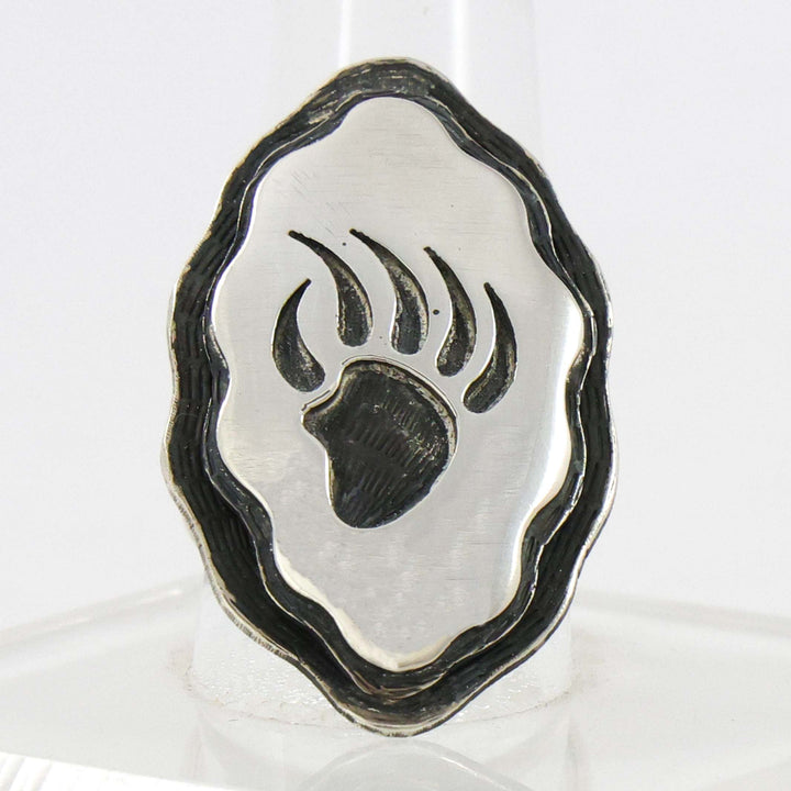1980s Bear Paw Ring