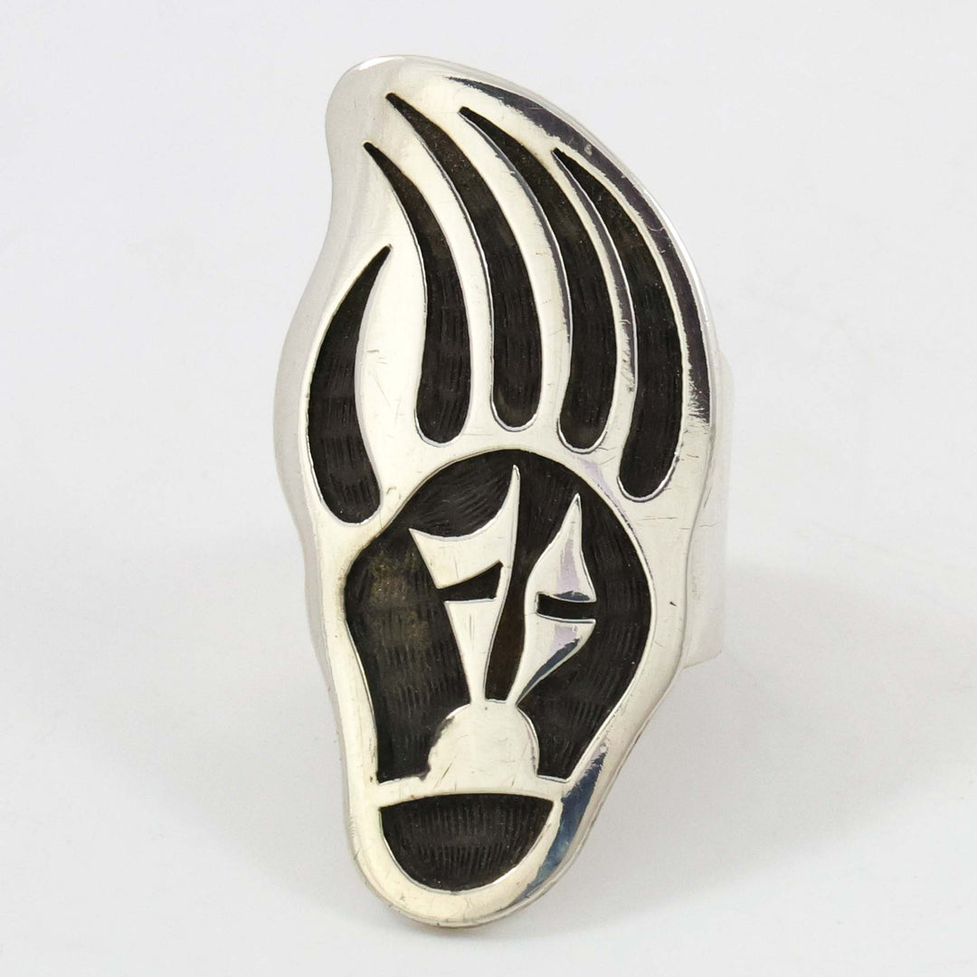 1980s Bear Paw Ring