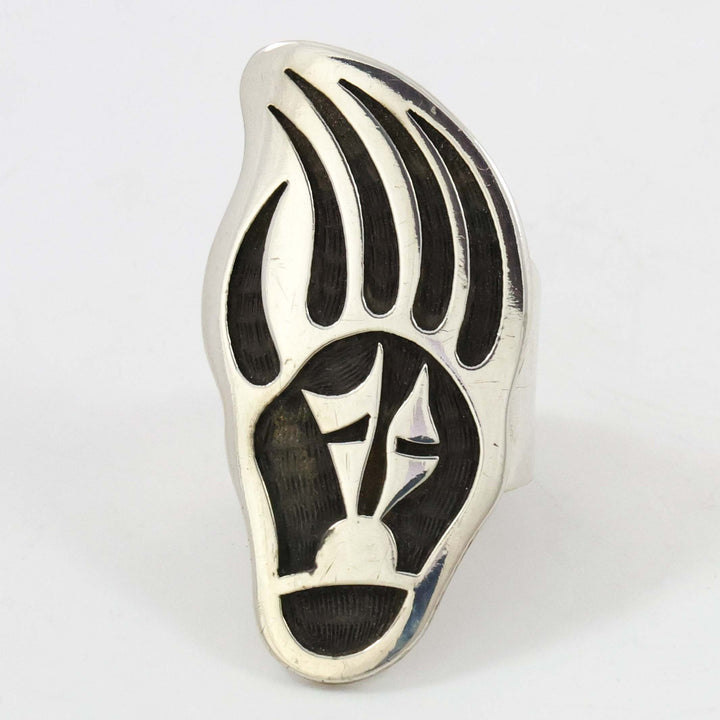 1980s Bear Paw Ring