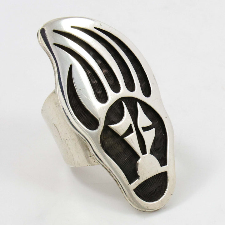 1980s Bear Paw Ring
