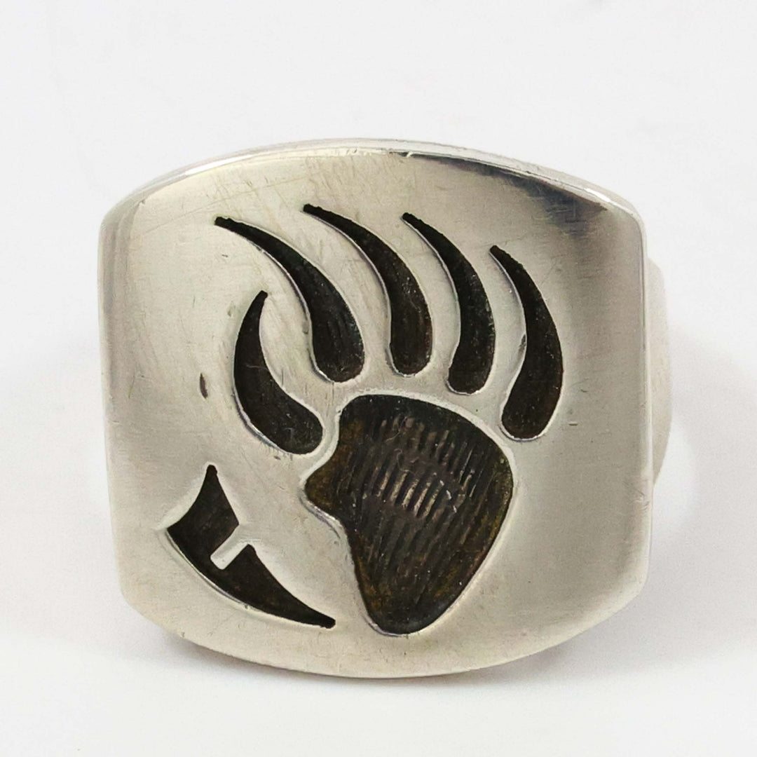 1980s Bear Paw Ring