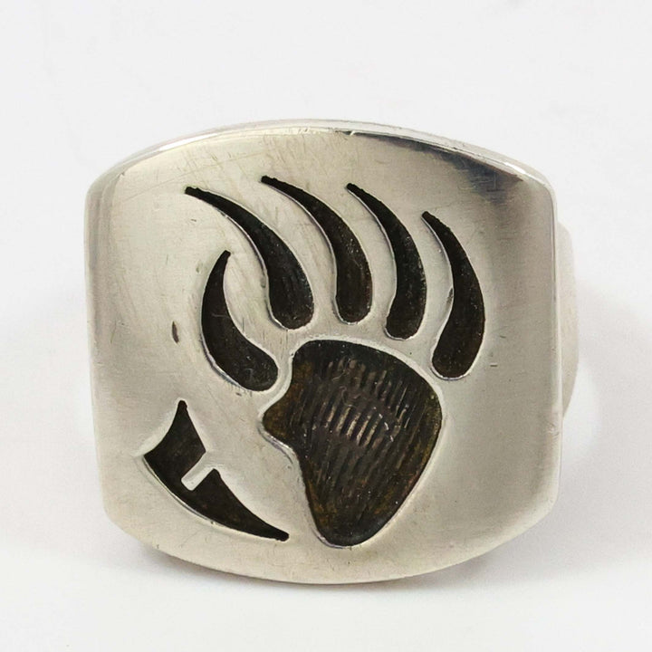 1980s Bear Paw Ring