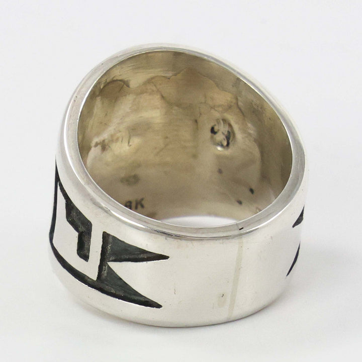 Gold on Silver Ring