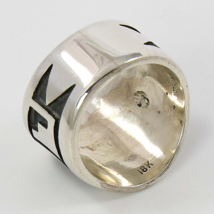 Gold on Silver Ring
