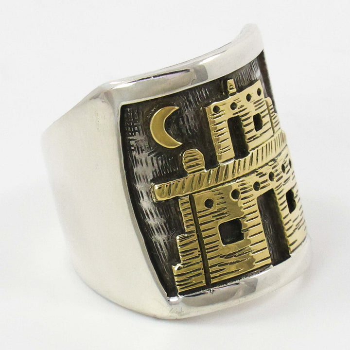 Gold on Silver Ring