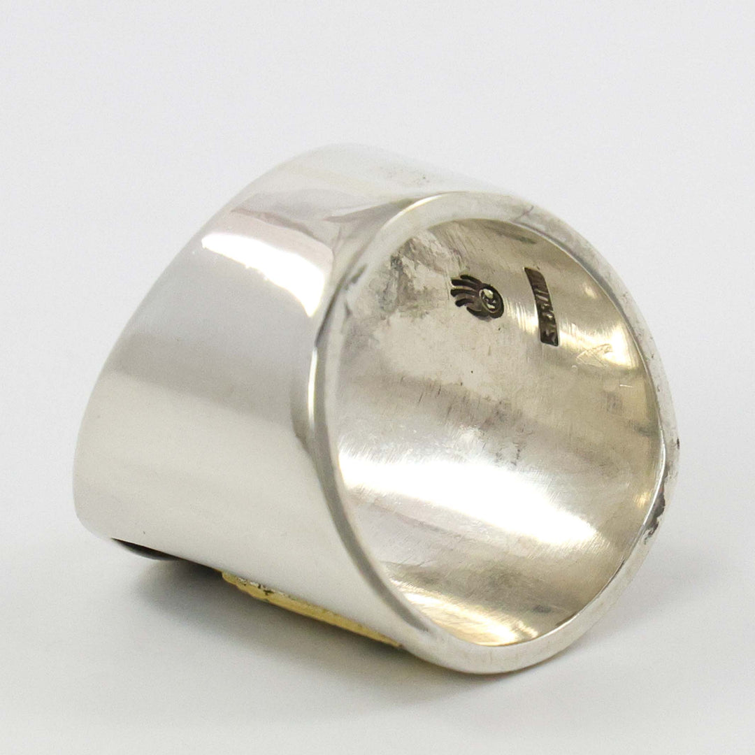 Gold on Silver Ring