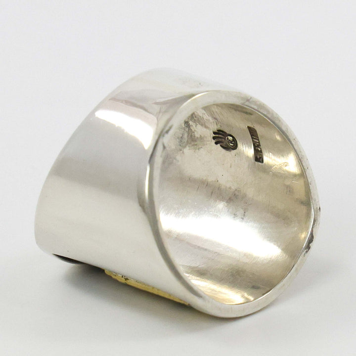 Gold on Silver Ring