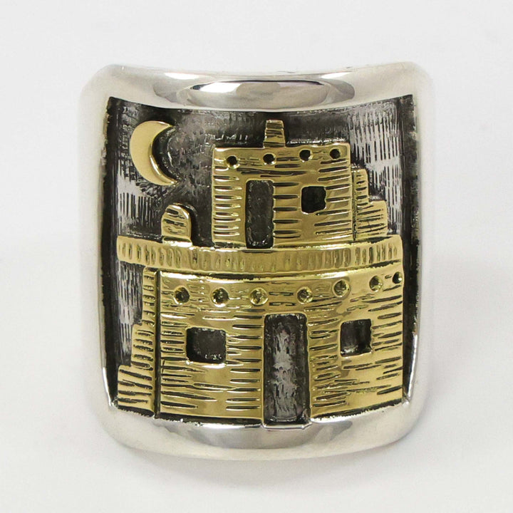 Gold on Silver Ring