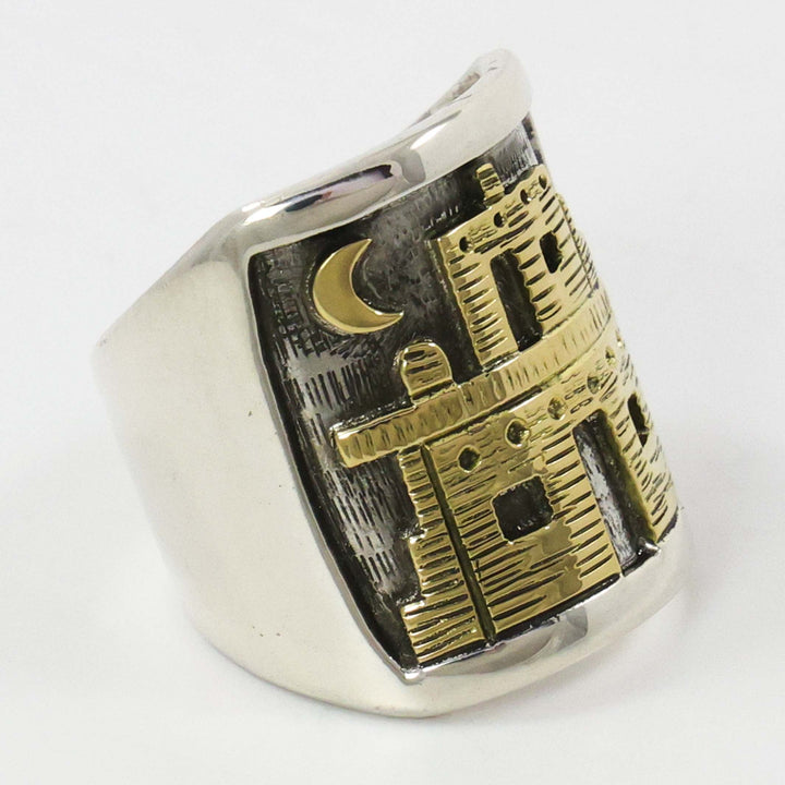 Gold on Silver Ring