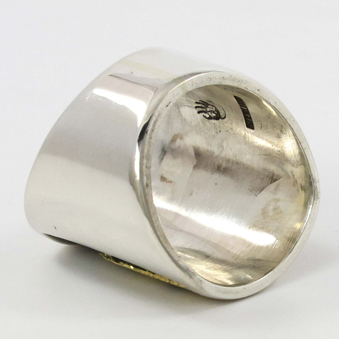 Gold on Silver Ring