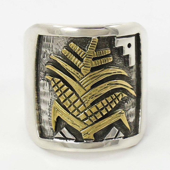 Gold on Silver Ring