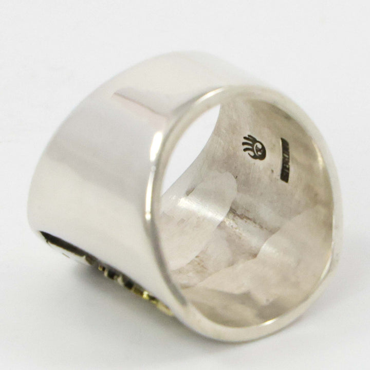 Gold on Silver Ring