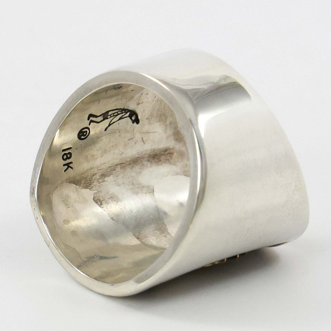 Gold on Silver Ring