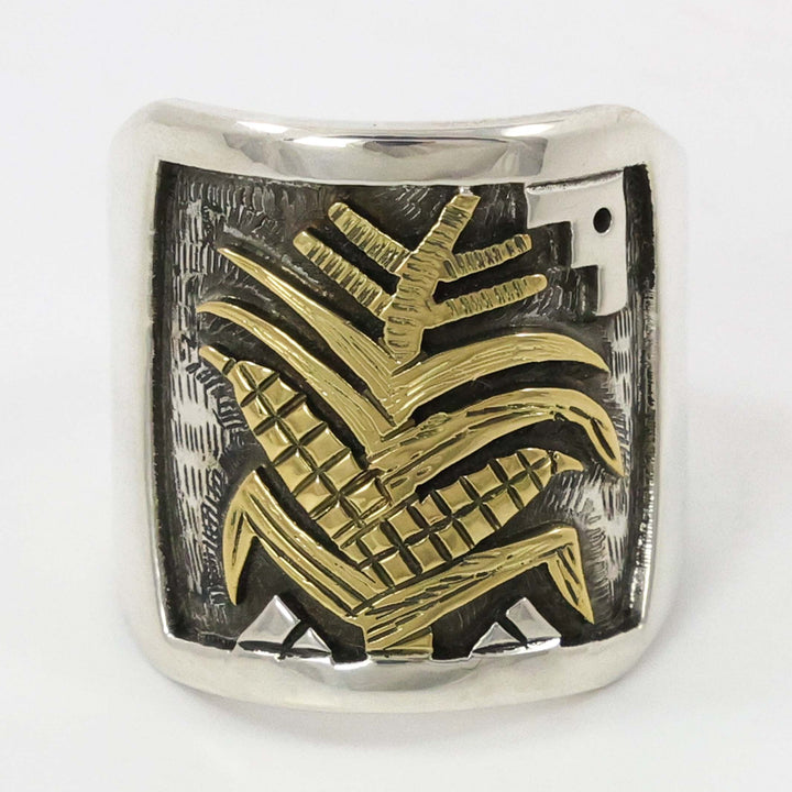 Gold on Silver Ring