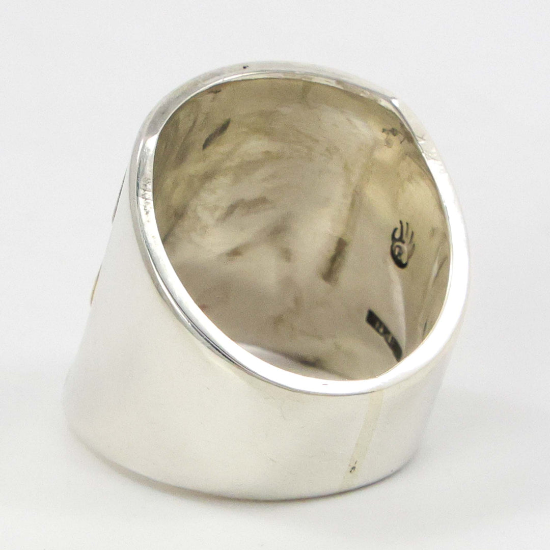 Gold on Silver Ring