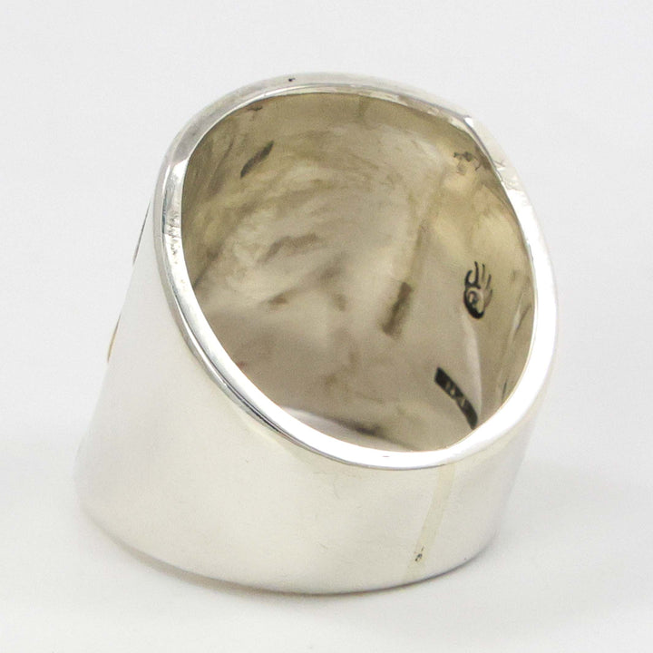 Gold on Silver Ring