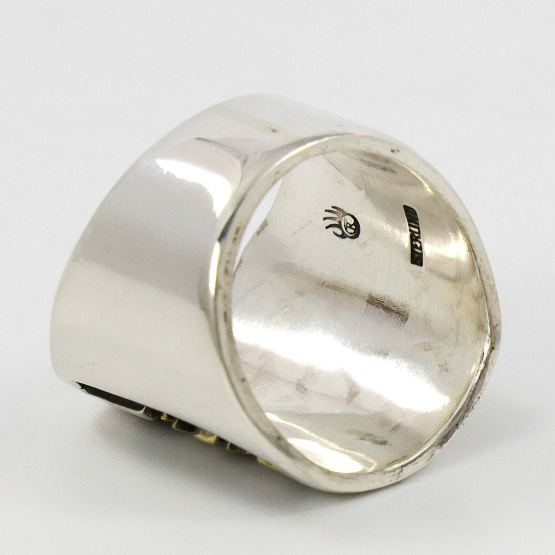 Gold on Silver Ring