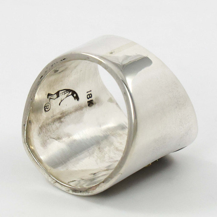 Gold on Silver Ring