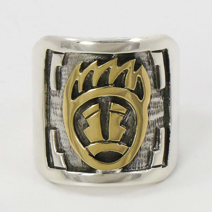 Gold on Silver Ring
