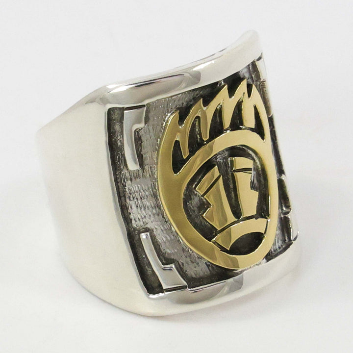 Gold on Silver Ring