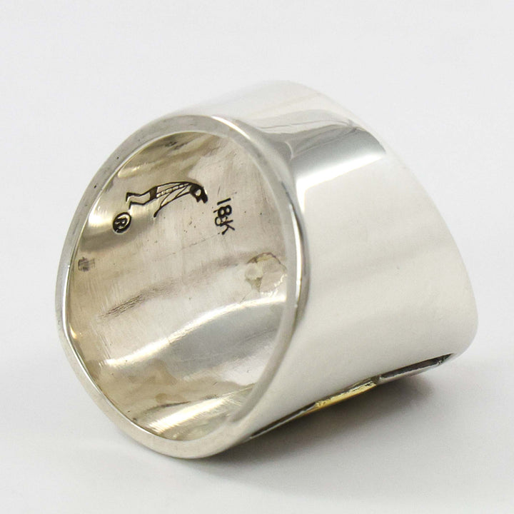 Gold on Silver Ring