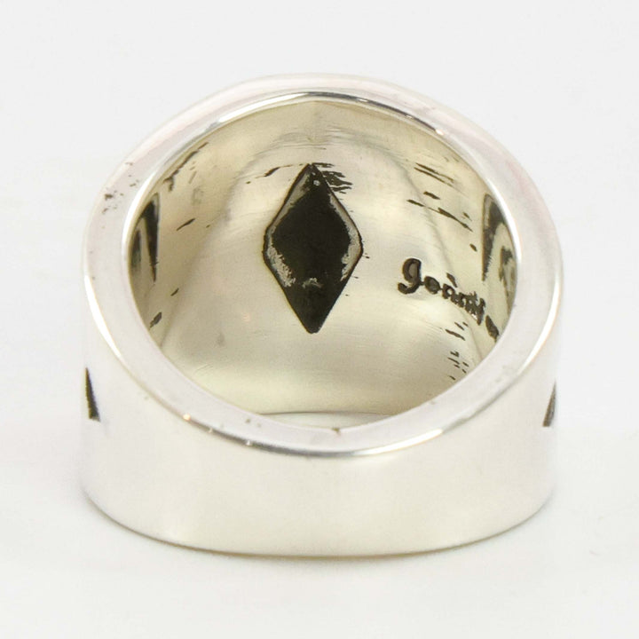 Stamped Silver Ring