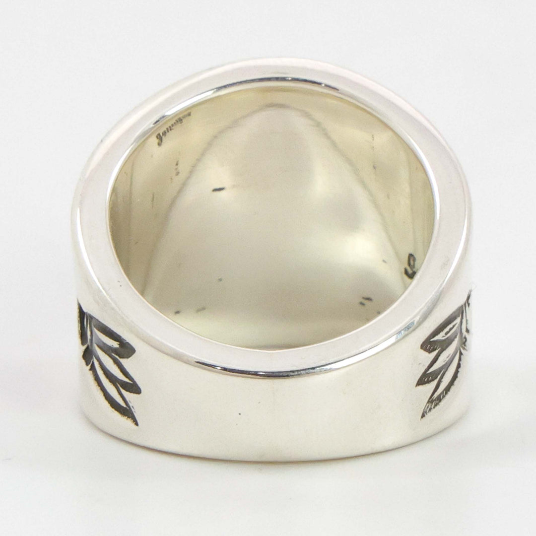 Stamped Silver Ring