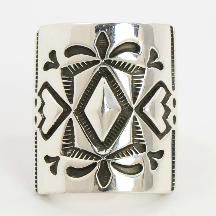 Stamped Silver Ring
