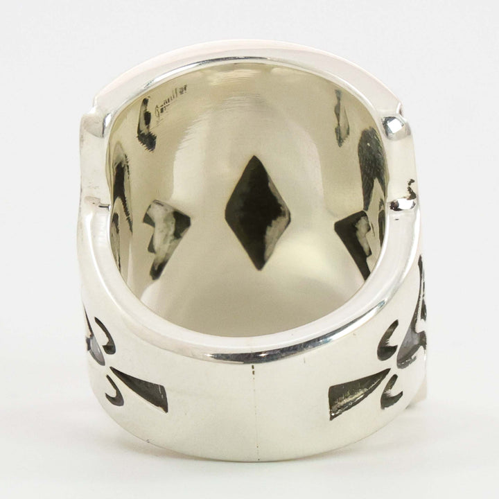 Stamped Silver Ring