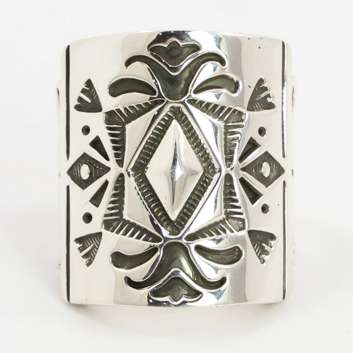 Stamped Silver Ring