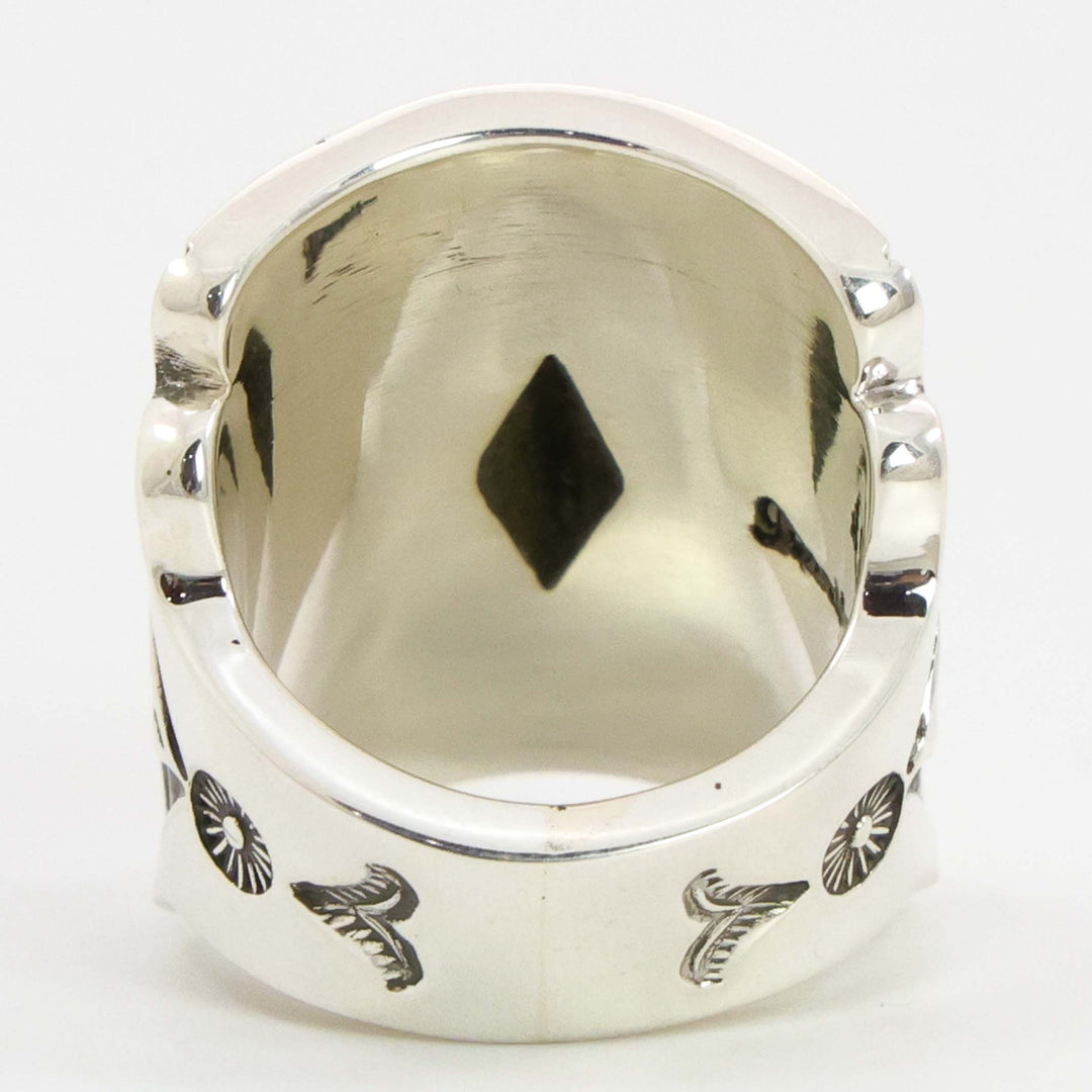 Stamped Silver Ring