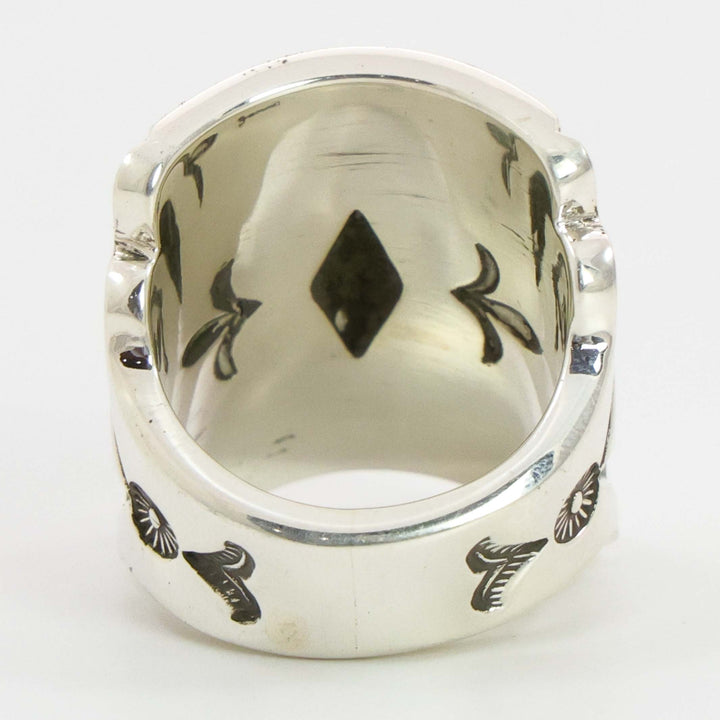 Stamped Silver Ring