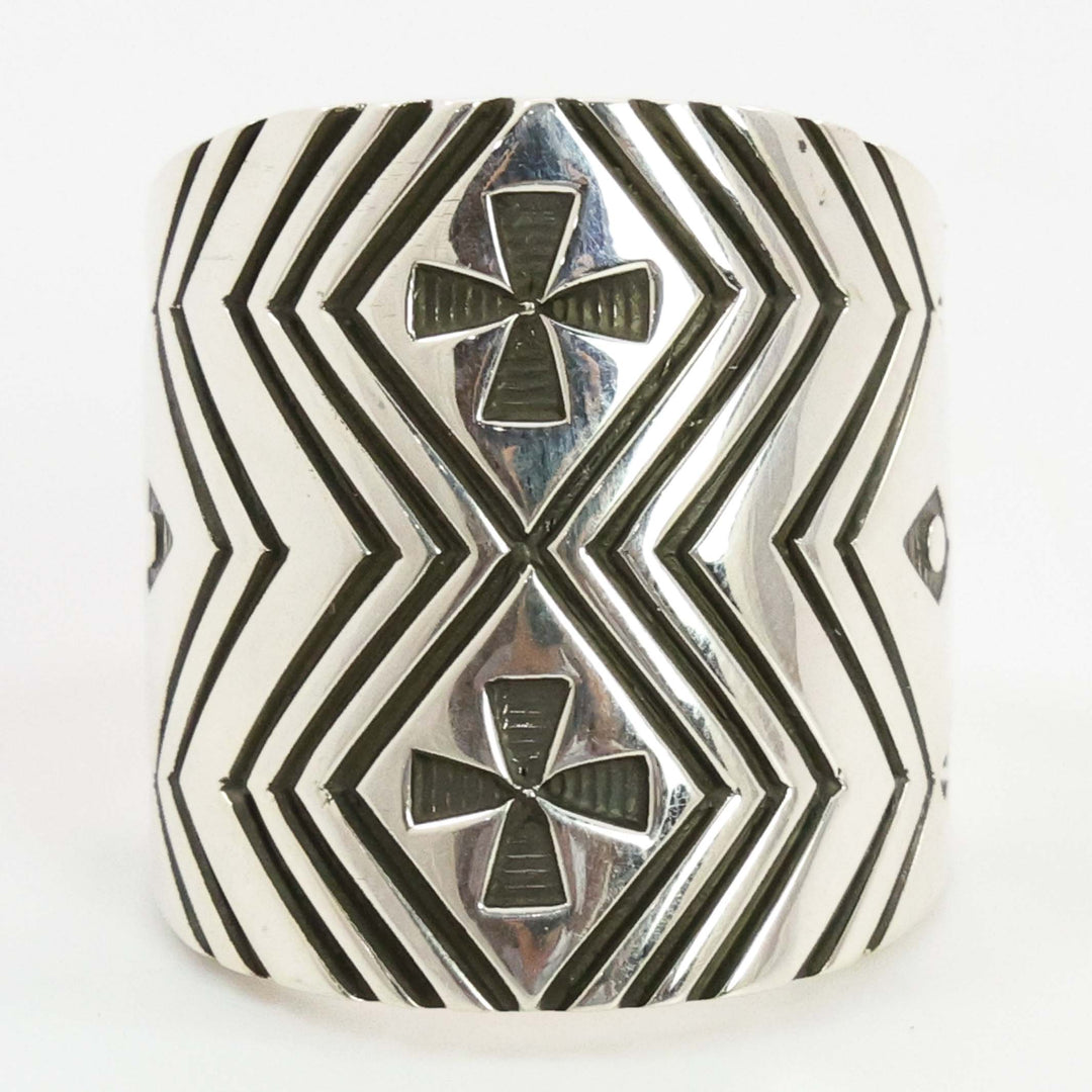 Stamped Silver Ring