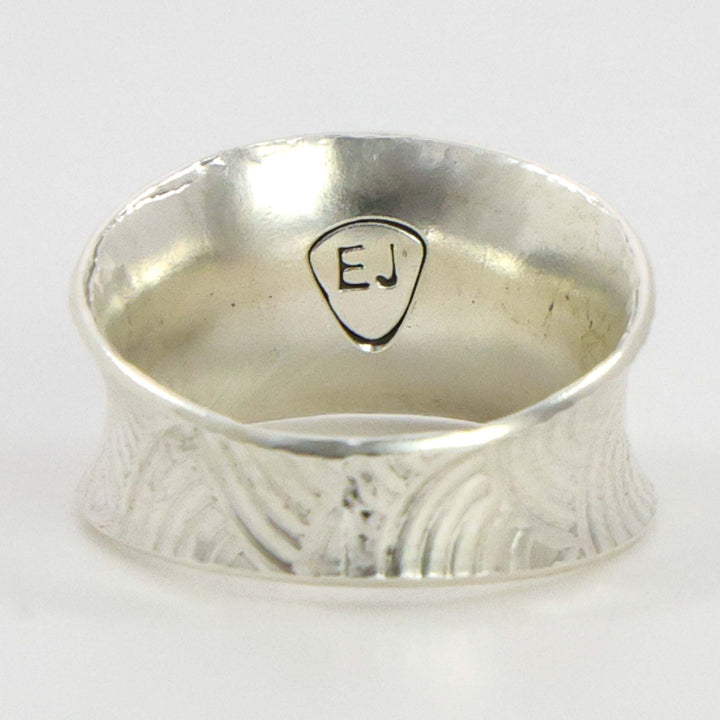 Stamped Silver Ring